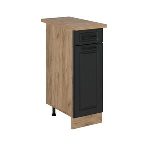 Vicco SPODNÍ SKŘÍŇKA KUCHYŇSKÉ LINKY R-Line Antracitový venkovský dům 30 cm , PD Dub obraz