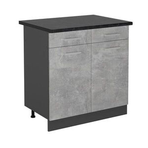 Vicco SPODNÍ SKŘÍŇKA KUCHYŇSKÉ LINKY R-Line Beton 80 cm , PD Antracit obraz