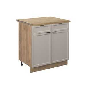 Vicco SPODNÍ SKŘÍŇKA KUCHYŇSKÉ LINKY Fame-Line GreyBeige 80 cm , PD Dub obraz