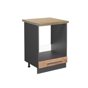 Vicco SKŘÍŇKA NA VESTAVĚNOU TROUBU Fame-Line Zlatý mocný dub 60 cm , PD Dub obraz