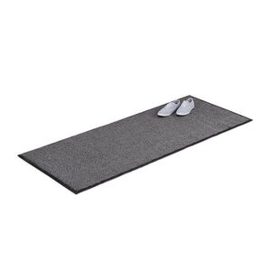 Relaxdays ROHOŽKA Šedá PP PVC protiskluzová 80x200 cm obraz