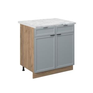 Vicco SPODNÍ SKŘÍŇKA KUCHYŇSKÉ LINKY Fame-Line Světle modrošedá 80 cm , PD Mramor obraz