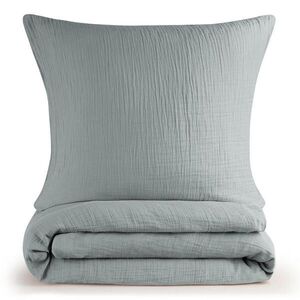 Blumtal POVLEČENÍ mušelín, 100% bavlna, 155/220 cm & 80/80 cm, modrá obraz