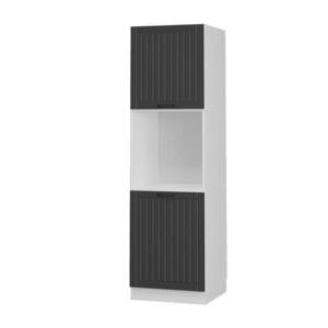 Vicco SKŘÍŇKA NA VESTAVĚNOU TROUBU Fame-Line Antracitový venkovský dům 60 cm otevřený obraz