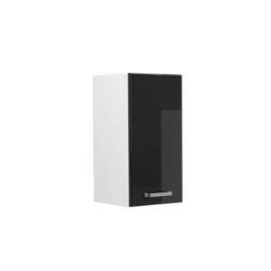 Vicco UNIVERZÁLNÍ NÁSTĚNNÁ SKŘÍŇKA R-Line Černý vysoký lesk 30 cm s dvířky obraz