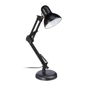 Relaxdays LAMPA Černá kovová retro obraz