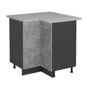 Vicco ROHOVÁ SKŘÍŇKA R-Line Beton 75.6 cm PD Mramor obraz