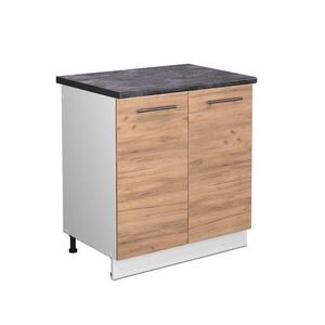 Vicco SKŘÍŇKA POD DŘEZ Fame-Line Zlatý mocný dub 80 cm , PD Antracit obraz