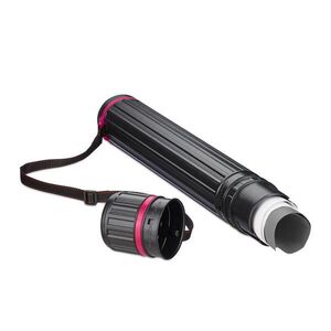 Relaxdays TUBA černá růžová teleskopická pro A0 obraz
