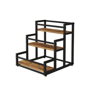 Vicco SCHODIŠŤOVÝ REGÁL Fyrk Rustikální dub 33 x 34 cm se 3 otevřenými přihrádkami obraz