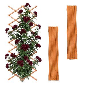 Relaxdays MŘÍŽ oranžová 3dílná-sada výsuvná obraz