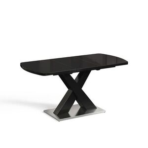 Vicco JÍDELNÍ STŮL Chinto, Černá, 120-160 x 80 cm Rozšiřitelný obraz
