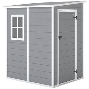 Outsunny ZÁHRADNÍ DOMEK 1, 54 m³, zahradní domek s pultovou střechou, 122 x 149 x 192/177 cm Zahradní skříň obraz