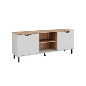 Vicco NÍZKÝ NÁBYTEK POD TELEVIZI Marelle Bílá/Artisan 150 x 60 cm se 2 dveřmi obraz