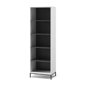 Vicco KNIHOVNA Eliza Bílá 60 x 180 cm s 5 přihrádkami obraz