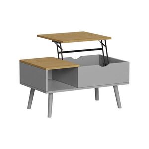 Vicco KONFERENČNÍ STŮL Stora Šedá 76 x 45 cm s funkcí výtahu obraz