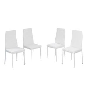 Vicco ŽIDLE DO JÍDELNY Grand Bílá 42.5 x 48 cm Sada 4 kusů obraz