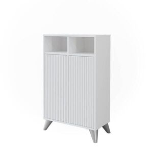 Vicco MIDI SKŘÍŇKA Leano Bílá 60 x 97 cm se 2 dveřmi obraz