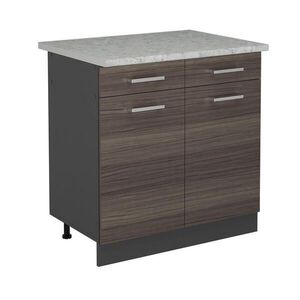 Vicco SPODNÍ SKŘÍŇKA KUCHYŇSKÉ LINKY R-Line Ušlechtilá šedá 80 cm PD Mramor obraz