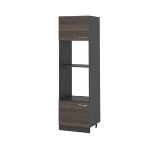 Vicco SKŘÍŇKA NA MIKROVLNNOU TROUBU R-Line Ušlechtilá šedá 60 cm obraz