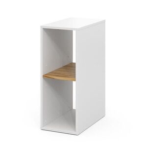Vicco PC SKŘÍŇ Tomy Bílý/zlatý dub 28.5 x 50 cm se 2 otevřenými přihrádkami obraz