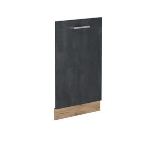 Vicco ČELNÍ PANEL MYČKY R-Line Černý beton 45 cm bez pracovní desky obraz