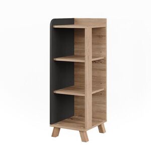 Vicco MIDI SKŘÍŇKA Karen Sonoma/antracit 30 x 90 cm se 4 policemi obraz