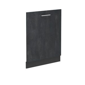 Vicco ČELNÍ PANEL MYČKY R-Line Černý beton 60 cm bez pracovní desky obraz