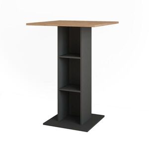 Vicco BAROVÝ STŮL Repose Zlatý dub power/antracit 75 x 75 cm obraz