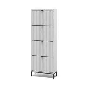 Vicco BOTNÍK NA BOTY Eliza Bílá 60 x 168 cm se 4 zásuvkami obraz