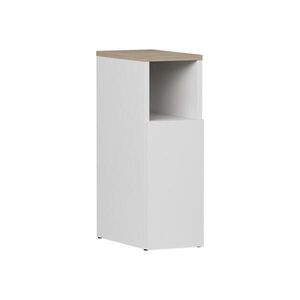 Vicco NOČNÍ STOLEK Enton Bílá/Sonoma 20 x 59.5 cm s 1 dveřmi obraz
