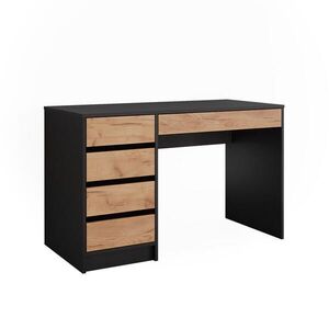 Vicco STŮL Sherry Antracit/zlatý dub 55 x 120 cm se zásuvkami obraz