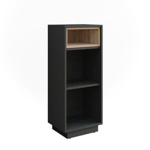 Vicco STŘEDOVÁ SKŘÍŇKA Beatrice Anthracite/Sonoma 38 x 93 cm se 3 přihrádkami obraz