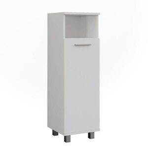Vicco MIDI SKŘÍŇKA Ilias Bílá 30.2 x 95 cm s dveřmi obraz