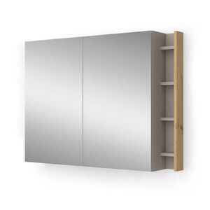 Vicco KOUPELNOVÁ ZRCADLOVÁ SKŘÍŇKA Edelin Kašmír 100 x 75 cm s policemi obraz