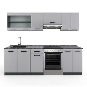 Vicco KUCHYŇSKÁ LINKA R-Line Kašmír 240 cm , PD Antracit obraz