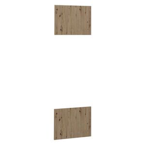 Vicco KUCHYŇSKÁ DVÍŘKA R-Line Řemeslný dub 59.6 x 88.4 cm nábytková čela pro skříň k vestavné mikrovlnné troubě obraz