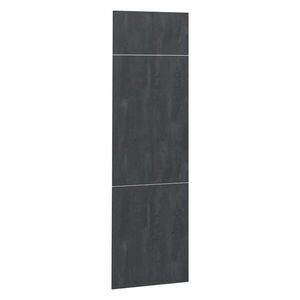 Vicco KUCHYŇSKÁ DVÍŘKA R-Line Černý beton 59.6 x 196 cm nábytková čela pro skříň k vestavné lednici obraz
