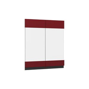 Vicco KUCHYŇSKÁ DVÍŘKA R-Line Červená 59.2 x 59 cm nábytková čela pro závěsnou vitrínu obraz