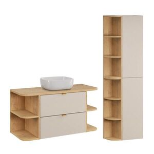 Petits-meubles KOUPELNOVÝ NÁBYTEK 100.4cm Azel 2er-Set Kašmír obraz