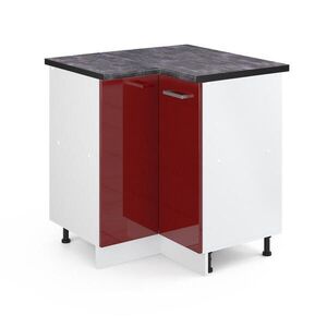 Vicco ROHOVÁ SKŘÍŇKA R-Line Červená vysoký lesk 75.6 cm , PD Antracit obraz