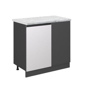 Vicco ROHOVÁ SKŘÍŇKA R-Line Bílá 86 cm PD Mramor obraz