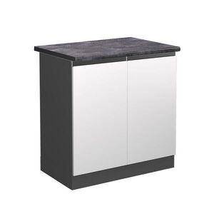 Vicco SKŘÍŇKA POD DŘEZ R-Line Bílá 80 cm , PD Antracit obraz