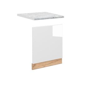 Vicco PŘEDNÍ PANEL Fame-Line Bílá vysoký lesk 60 cm , PD Mramor obraz