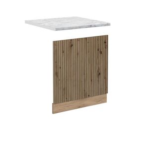 Vicco PŘEDNÍ PANEL R-Line Řemeslný dub 60 cm , PD Mramor obraz