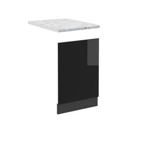 Vicco PŘEDNÍ PANEL R-Line Černý vysoký lesk 45 cm , PD Mramor obraz