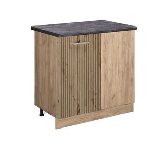 Vicco ROHOVÁ SKŘÍŇKA R-Line Řemeslný dub 86 cm , PD Antracit obraz