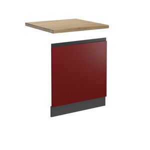Vicco PŘEDNÍ PANEL R-Line Červená 60 cm , PD Dub obraz