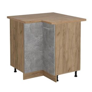 Vicco ROHOVÁ SKŘÍŇKA R-Line Beton 75.6 cm , PD Dub obraz