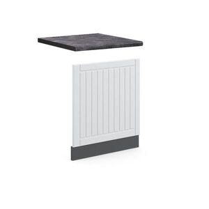 Vicco PŘEDNÍ PANEL Fame-Line Bílý venkovský dům 60 cm , PD Antracit obraz